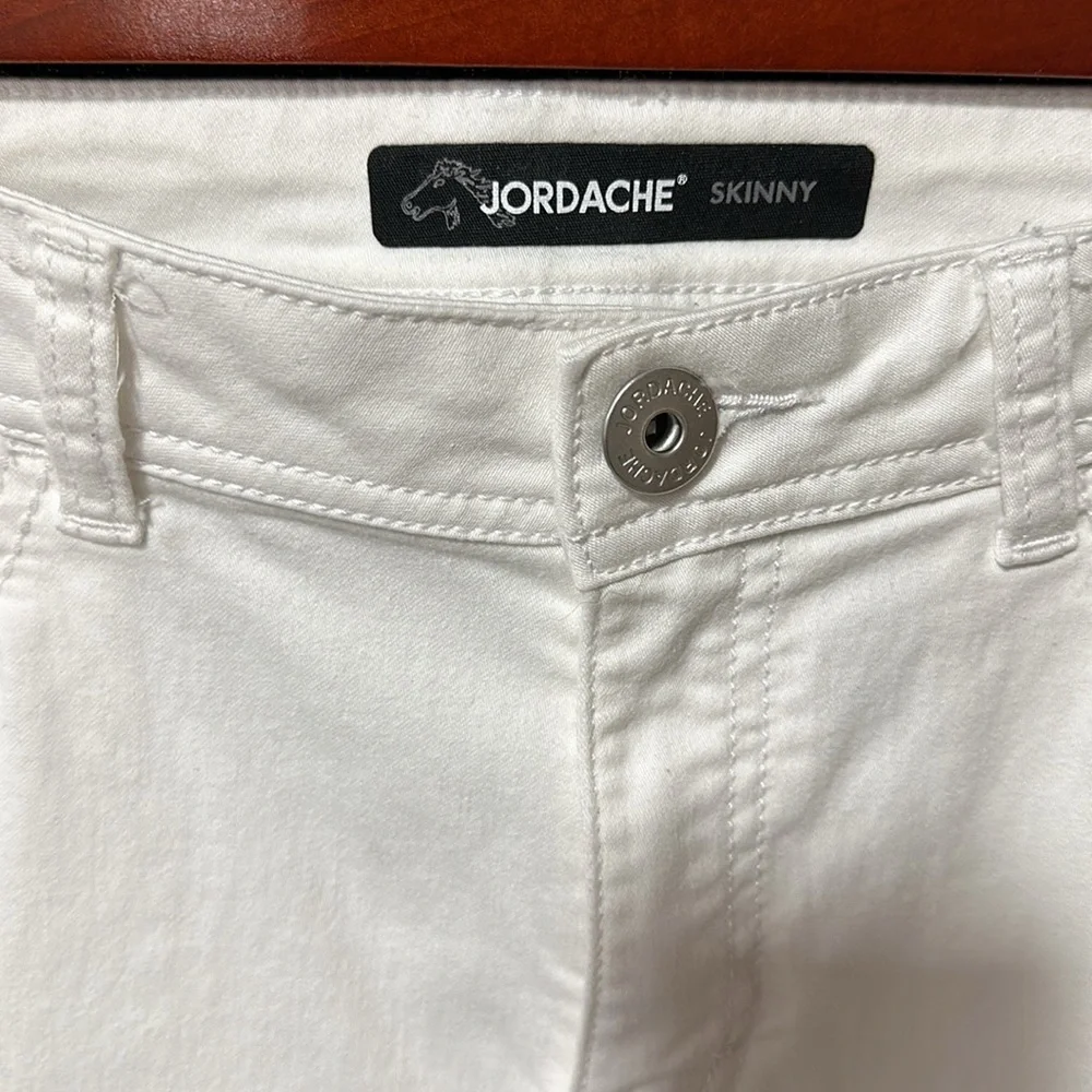 Jordache brand skinny‎ white jeans /Size 14 / N-22